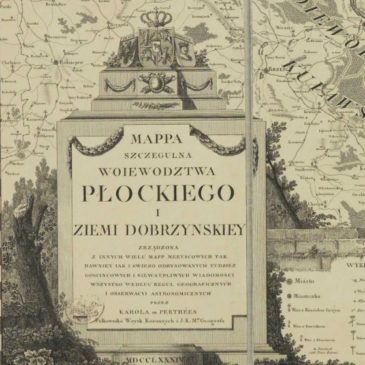 Mapa woj. płockiego Perthées 1802