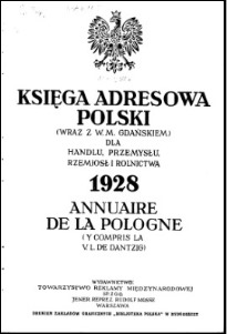 Księga adresowa Polski 1928